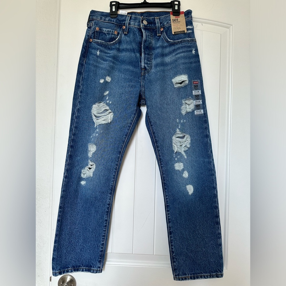 NWT! LEVI’S 501 CROPPED ORIGINAL